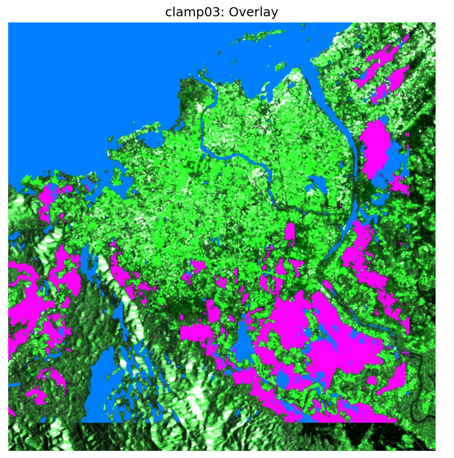 Flood overlay on SAR